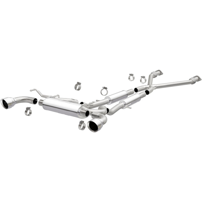 Magnaflow 19135 MagnaFlow Cat-Back 09-17 Nissan 370Z V6 3.7L Street Series SS 2.25in Dual Split Rear Exit Exhaust