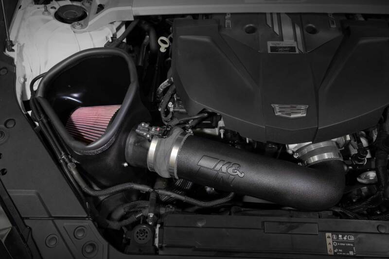 K&N Engineering 63-3121 K&N 22-24 Cadillac CT5 6.2L V8 Performance Air Intake System