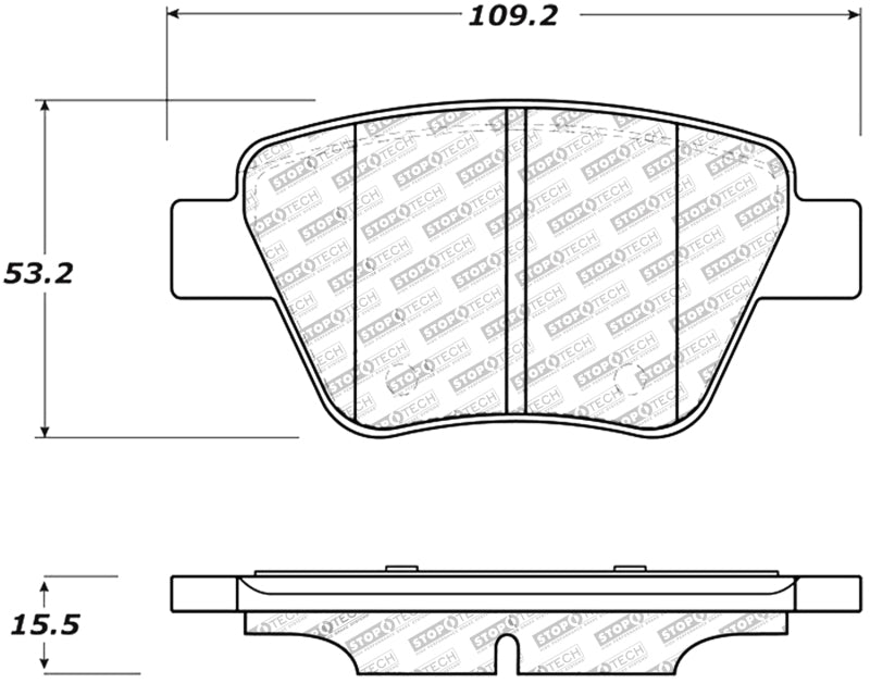 Stoptech 309.14560 StopTech Performance Volkswagen Rear Brake Pads