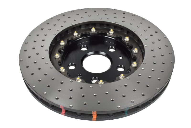 DBA DBA53928BLKXD 2020+ Chevrolet Corvette C8 Z51 Front 2-Piece Cross Drilled 5000 Series Rotor