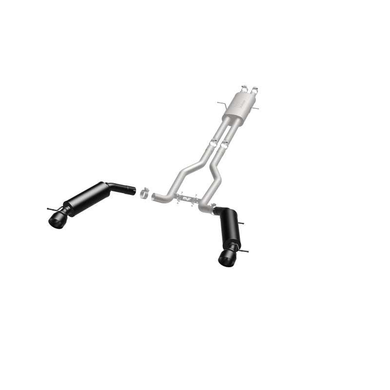 Magnaflow 19123 MagnaFlow Cat-Back 15-16 Land Rover Ranger Rover V6 SS 2.5in Dual Split Rear Exit 4.5in Black Tips
