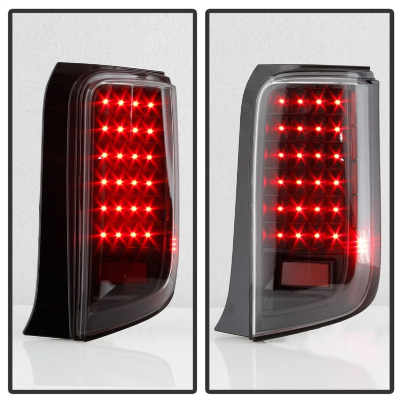 SPYDER 5013156 xTune Scion Xb 08-10 LED Tail Lights Black ALT-ON-TSXB08-LED-BK