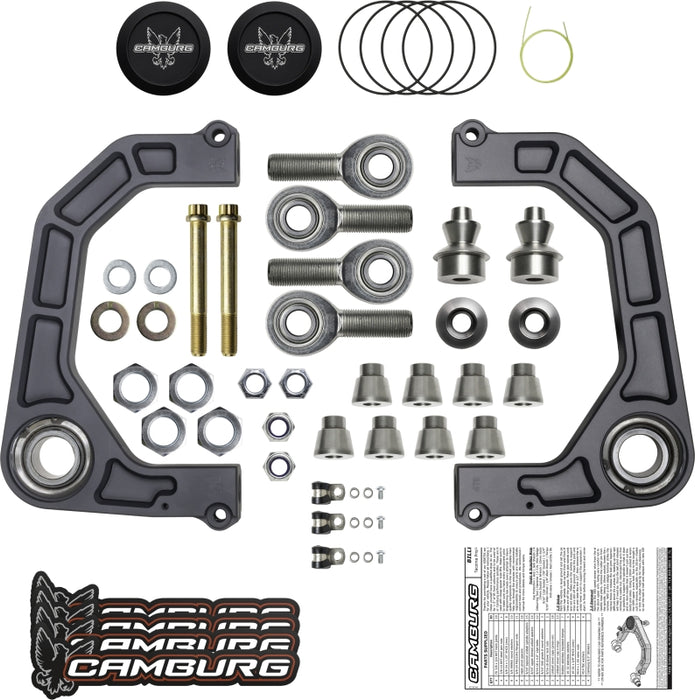 Camburg CAM-310184-GRY Toyota Tacoma 05-23 / 4-Runner 03-23 / FJ 07-14 KINETIK V2 Billet Uniball Upper Arms