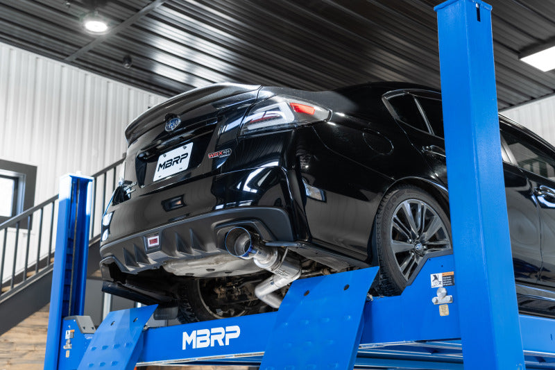 MBRP S48033BE 15-21 Subaru WRX 2.0L/STI 2.5L/ 11-14 Sed. 3in Cat-Back Single Rear Exit w/ Burnt End Tips-T304