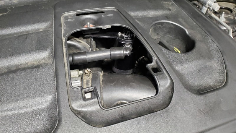 J&L 3074P-B 16-24 Dodge Durango / Jeep Grand Cherokee 3.6L Oil Separator 3.0 Passenger Side - Black Anod