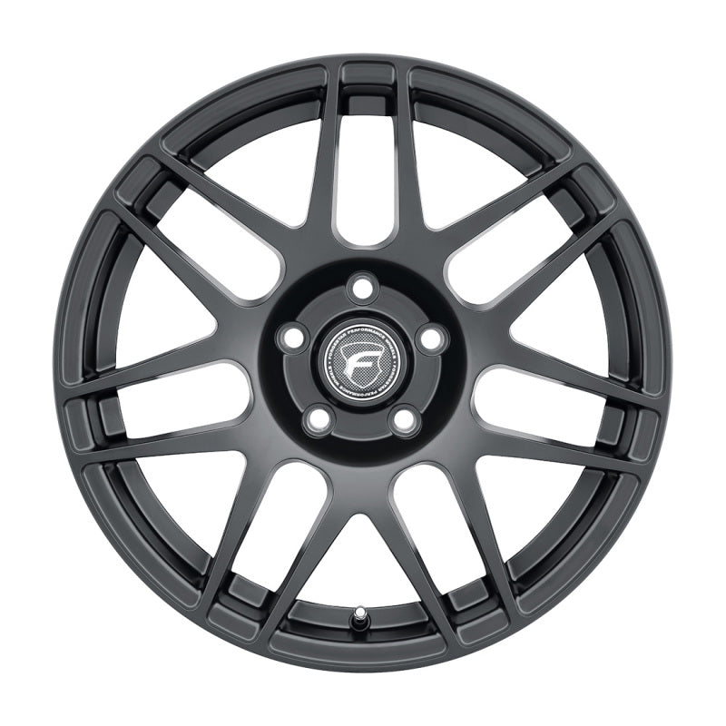 Forgestar F17288022P15 F14 Drag 18x8.0 / 5x120 BP / ET15 / 5.125in BS Satin Black Wheel