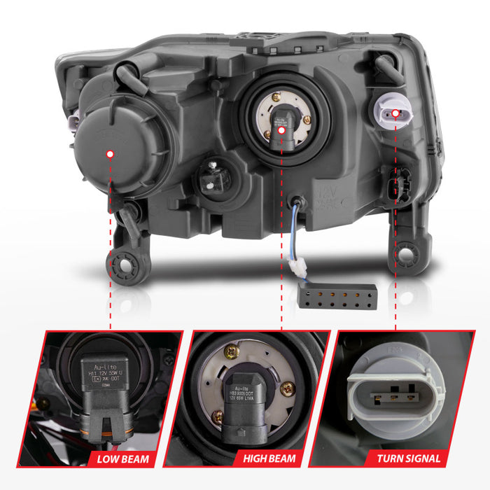 ANZO 111329 ANZ LED/Projector Headlights