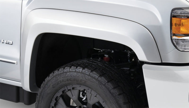Bushwacker 40966-02 15-18 GMC Sierra 2500 HD Extend-A-Fender Style Flares 4pc 78.8/97.6in Bed - Black