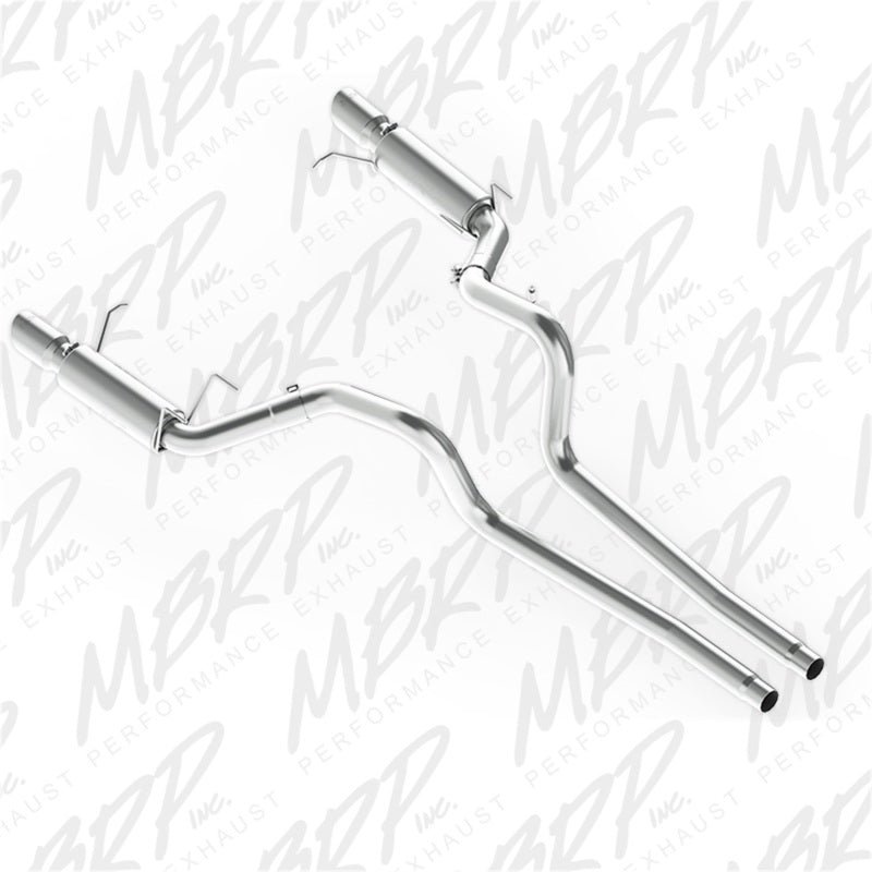MBRP S7264AL 11-14 Ford Mustang GT 5.0L Dual Split Rear Race Version AL 3in Cat Back Exhaust System