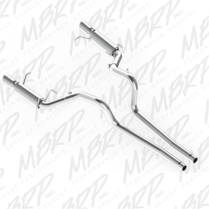 MBRP S7264AL 11-14 Ford Mustang GT 5.0L Dual Split Rear Race Version AL 3in Cat Back Exhaust System