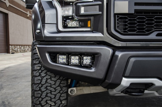 N-Fab F183FB LBM Bumper Mounts 2017 Ford Raptor - Tex. Black