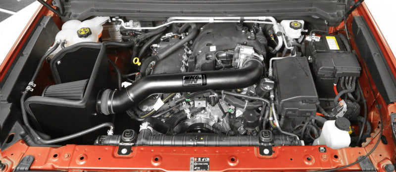 K&N Engineering 71-3104 K&N 17-18 Chevrolet Colorado 3.6L V6 Black Performance Intake Kit