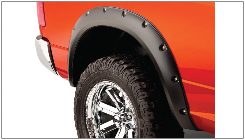 Bushwacker 50038-02 10-18 Dodge RAM 2500 Fleetside Pocket Style Flares 2pc 67.4/76.3/96.3in Bed - Black