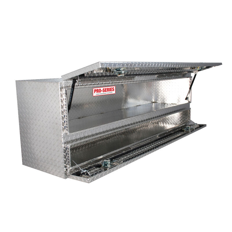 Westin 80-TB400-72-BD /Brute High Cap 72in Stake Bed Contractor TopSider w/ Bottom Drawers - Aluminum