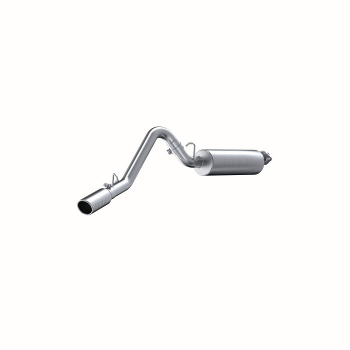 MBRP S5500AL 2000-2006 Jeep Wrangler (JK) Inline-4 2.5L Inline-6 4.0L Cat Back Single Side