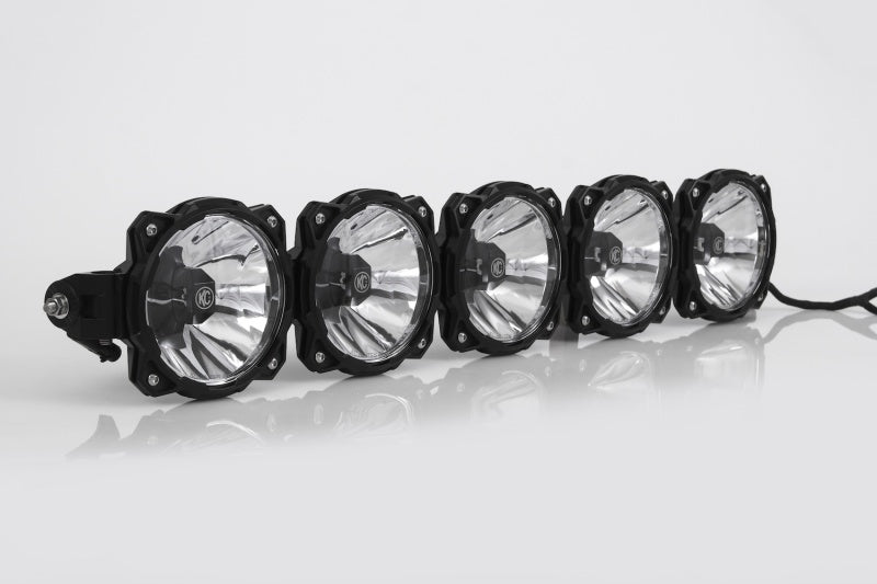 KC HiLiTES 91309 Polaris RZR 32in. Pro6 Gravity LED 5-Light 100w Combo Beam Overhead Light Bar System