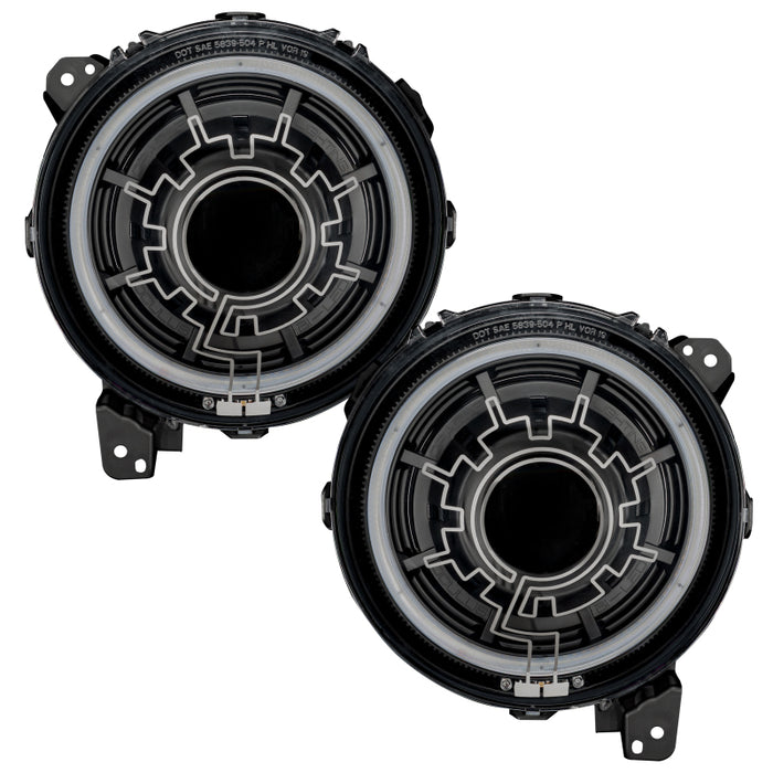 ORACLE Lighting 5839-111 Oracle Lighting 18-22 Jeep Wrangler JL Oculus Bi-LED Projector Headlights