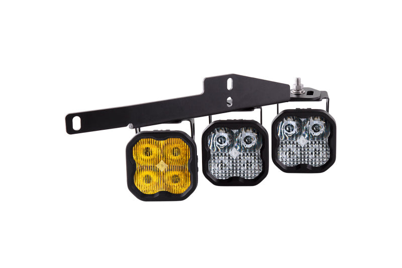 Diode Dynamics DD6366 17-20 Ford Raptor SS3 LED Fog Light Kit - Yellow Pro