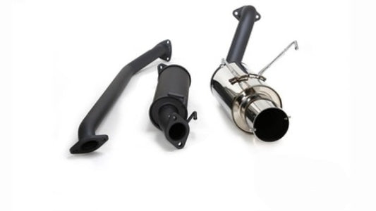 HKS 32003-BH003 02-03 Acura RSX S Hi Power Exhaust w/ Silencer (SUS304 NO COATING)