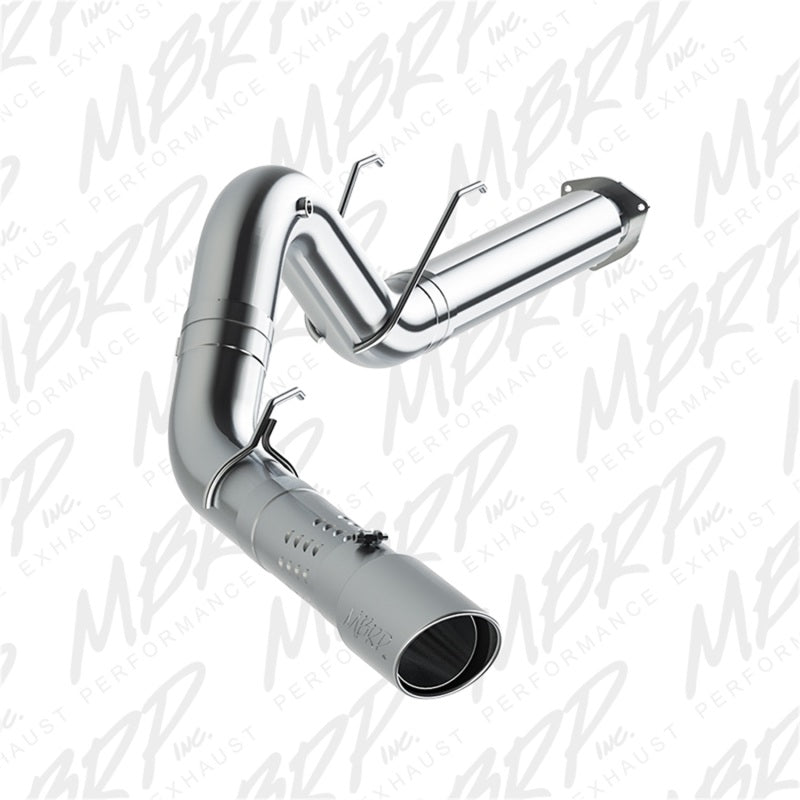 MBRP S62930AL 17-19 Ford F250/350/450 6.7L Ex. Reg Cab 5in Filter Back Single Tip Aluminized Exhaust System