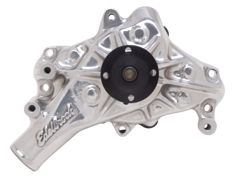 Edelbrock EDE8821 SBC Water Pump - Long Polished
