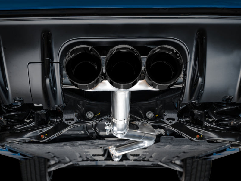 AWE Tuning 3020-53287 2023 Honda Civic Type R FL5 Track Edition Exhaust w/ Triple Diamond Black Tips