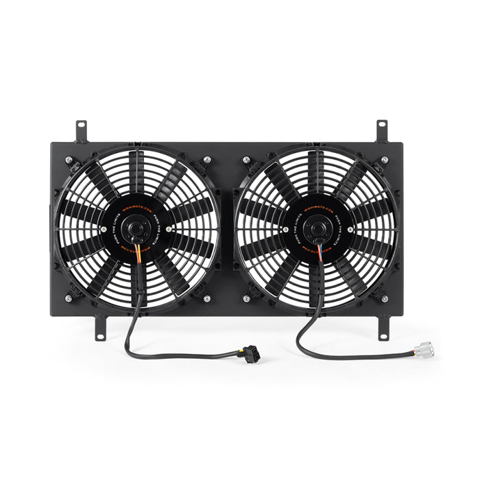 Mishimoto MMFS-MIA-90BK 90-97 Mazda Miata Aluminum Fan Shroud Kit - Black