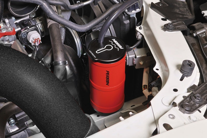 Perrin Performance ASM-ENG-505RD PERRIN 02-25 Subaru WRX / 04-21 STI / 13-25 BRZ/GR86/FRS/86 Coolant Overflow Tank - Red