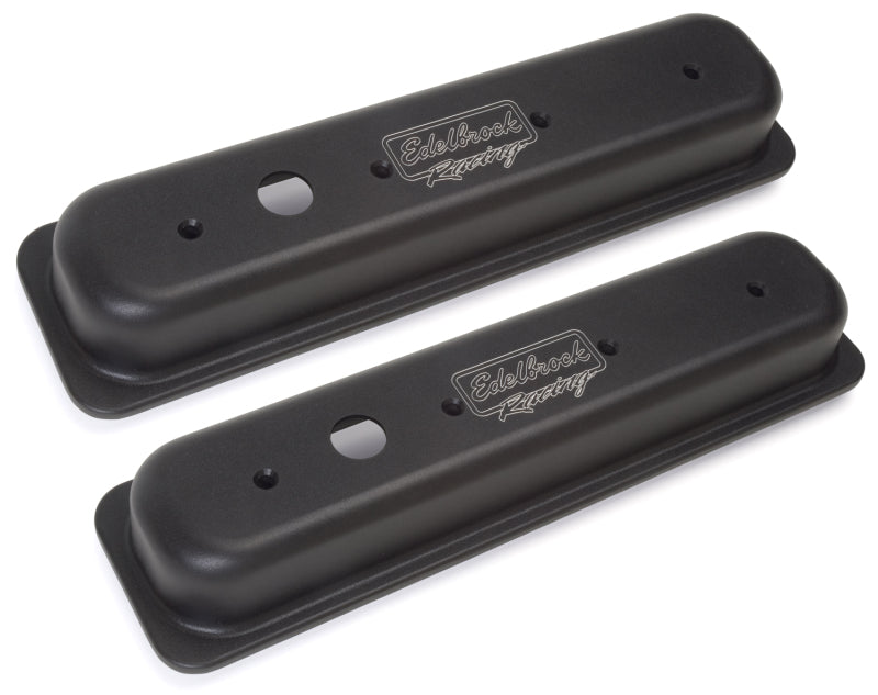 Edelbrock EDE41723 SBC Center Bolt V/S V/C's - Short- Black