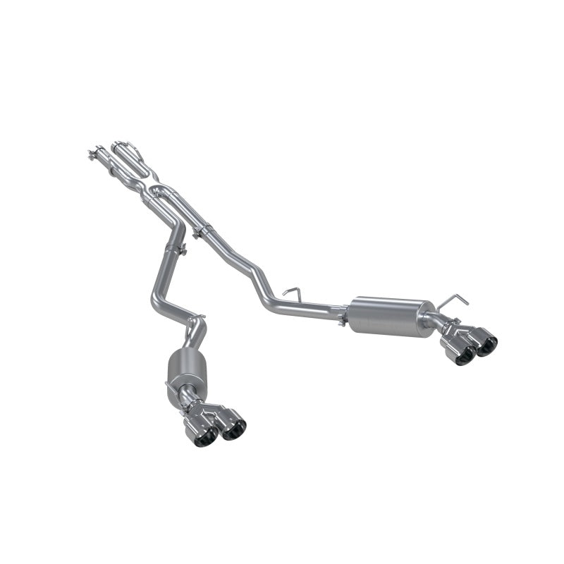 MBRP S5205AL 20-21 Ford Explorer ST 3.0L Ecoboost SS 2.5in Dual Rear Exit w/ Quad Tips - AL