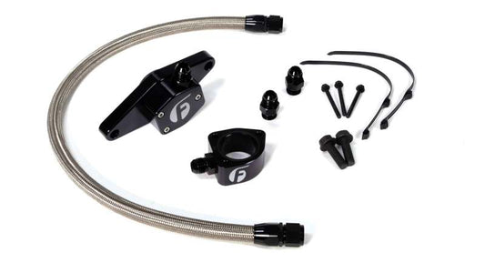 Fleece Performance FPE-CLNTBYPS-CUMMINS-VP-SS 98.5-02 VP Coolant Bypass Kit w/ Stainless Steel Braided Line