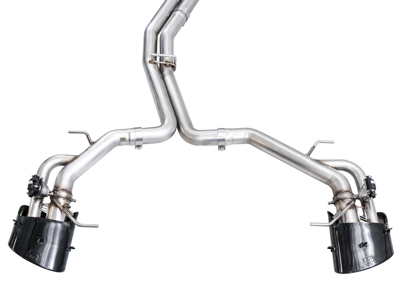 AWE Tuning 3025-33776 21-23 Audi C8 RS6/RS7 SwitchPath Cat-back Exhaust - Diamond Black Tips