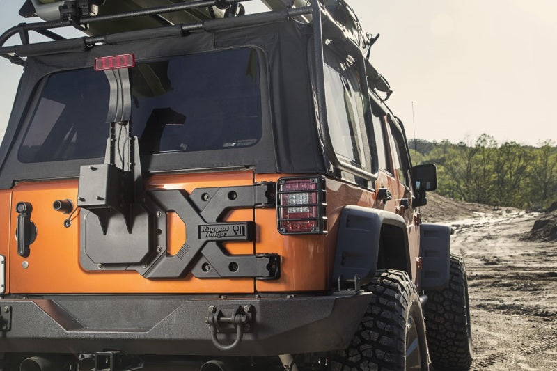 Rugged Ridge 11546.50 Spartacus HD Tire Carrier Kit 07-18 Jeep Wrangler