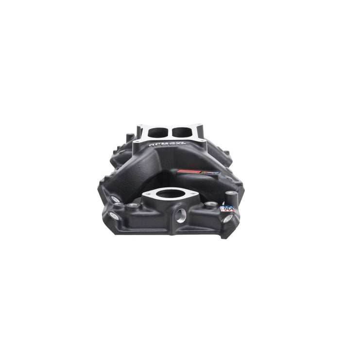 Edelbrock EDE75763 SBM Performer RPM A/G Manifold - Black Finish