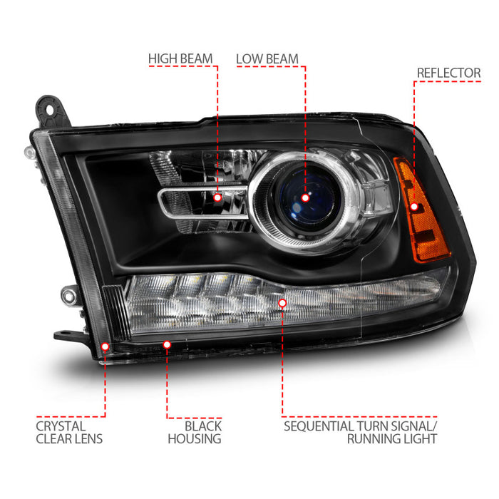 ANZO 111609 ANZ LED/Projector Headlights