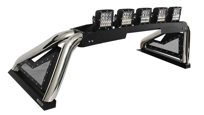 Go Rhino 911600PS 14-19 Chevy 1500 LD (Classic) Sport Bar 2.0 Complete Kit w/Sport Bar+Retractable Light Mnt
