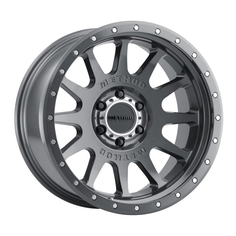 Method Wheels MR60521016824N Method MR605 NV 20x10 -24mm Offset 6x135 87mm CB Gloss Titanium Wheel