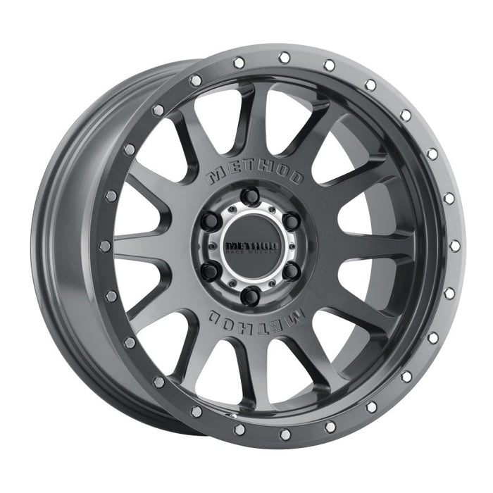Method Wheels MR60521060824N Method MR605 NV 20x10 -24mm Offset 6x5.5 106.25mm CB Gloss Titanium Wheel