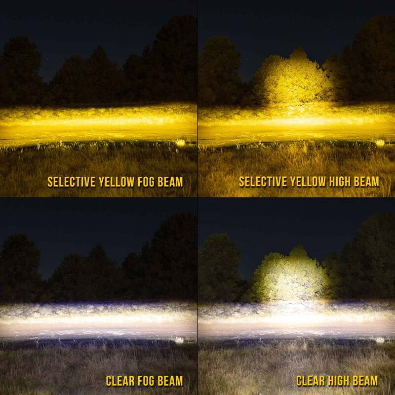 KC HiLiTES 284 FLEX ERA 3 Dual Mode SAE Fog Lights - 2-Light Master Kit