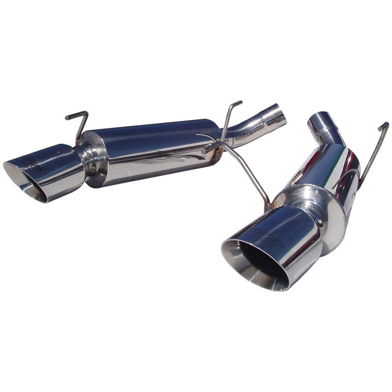 MBRP S7200304 05-10 Ford Mustang GT 5.0/Shelby GT500 Dual Mufflers Axle Back Split Rear T304