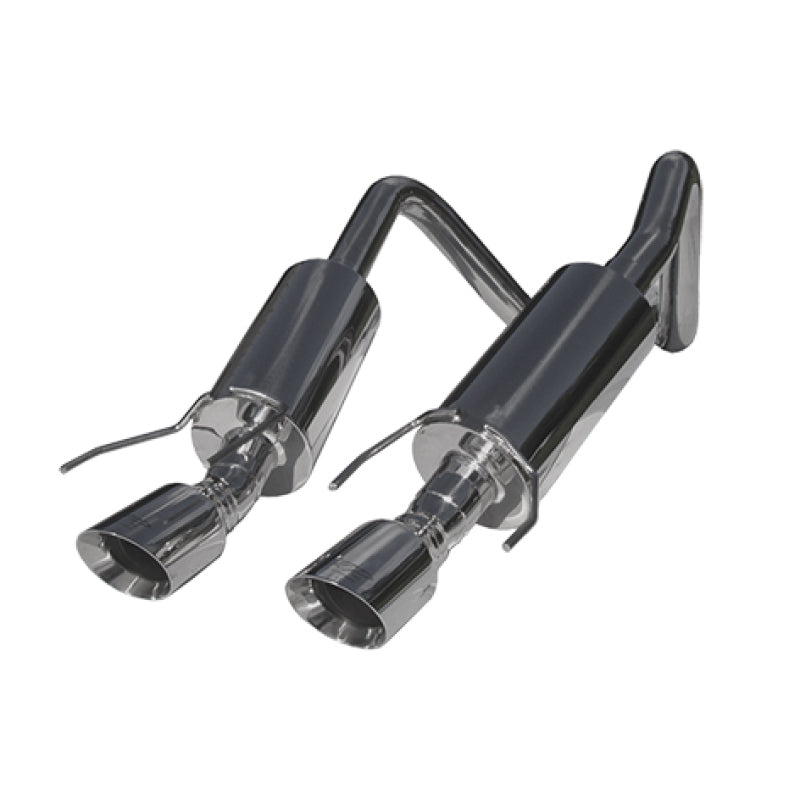 MBRP S7000304 2005-2008 Chev Corvette Dual Muffler Axle Back 4 Round Dual Wall Tips