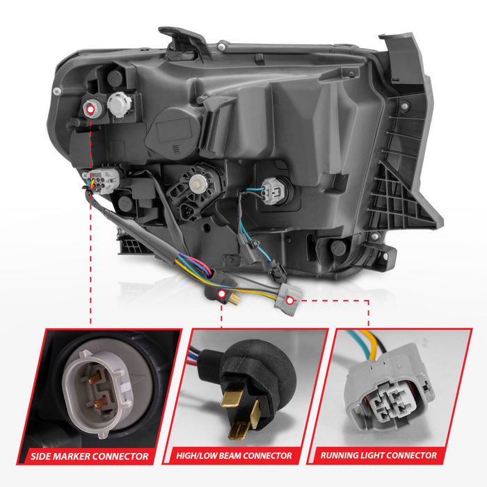 ANZO 111533 ANZ Crystal Headlights