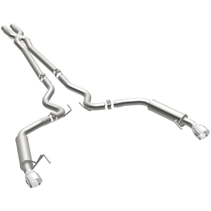 Magnaflow 19099 MagnaFlow Cat Back, SS, 2.5in, Competition, Dual Split Polished 4.5in Tips 2015 Ford Mustang V6 3.7L