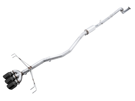 AWE Tuning 3020-53002 2017+ Honda Civic Type R Track Edition Exhaust w/Front Pipe & Triple Diamond Black Tips