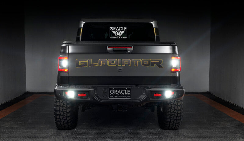 ORACLE Lighting 5878-504 Oracle Rear Bumper LED Reverse Lights for Jeep Gladiator JT - 6000K