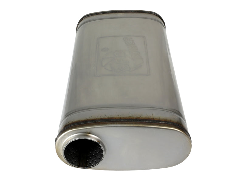 aFe 49M30019 MACH Force XP 304 Stainless Steel Muffler 2.5in Center/Offset 18in L x 9in W x 4in H