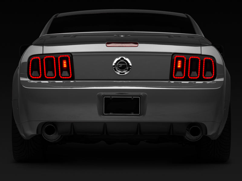 Raxiom 49169 05-09 Ford Mustang Gen5 Tail Lights- Black Housing (Smoked Lens)