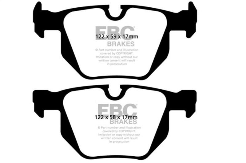 EBC DP41494R 07-10 BMW X5 3.0 Yellowstuff Rear Brake Pads