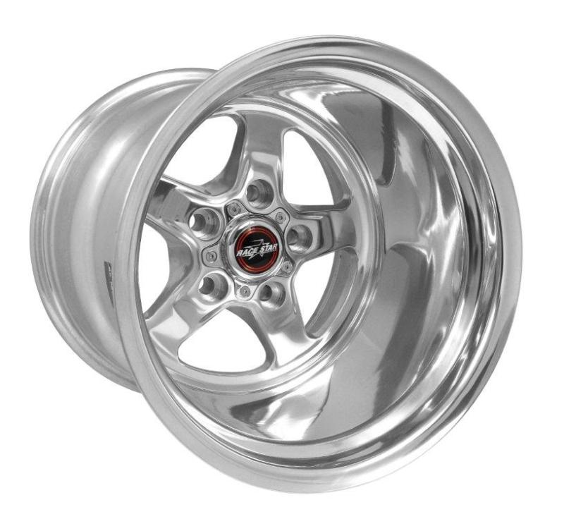 Race Star 92-514247DP 92 Drag Star 15x14.00 5x4.75bc 4.00bs Direct Drill Polished Wheel