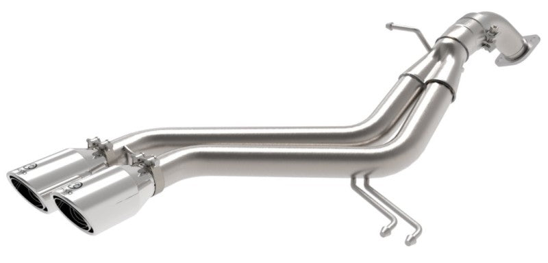 aFe 49-37019-P Takeda 13-17 Hyundai Veloster L4-1.6L 2-1/2in 304 SS Axle-Back Exhaust w/ Polished Tips